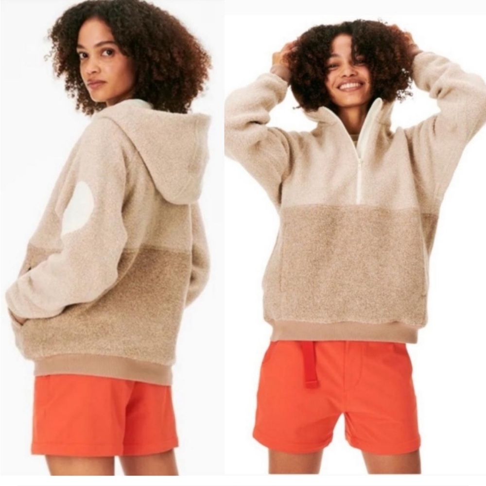 Outdoor Voices MegaFleece 1/2 Zip Hoodie Medium